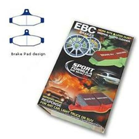 EBC BRAKES Redstuff 3000 Series Ceramic Brake Pads E35-DP31167C